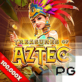 Treasures of Aztec game icon showing Aztec temple artwork
